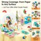 36 Colors Acrylic Paint Markers, Water-Based Acrylic Paint Pens for Rock Painting, Ceramic, Wood, Canvas, Plastic, Glass, Stone, Calligraphy, Card Making, DIY Crafts